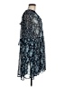 Ophelia Roe 100% Polyester Paisley Blue Casual Dress Size M - photo 4