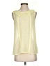 LC Lauren Conrad 100% Polyester Yellow Sleeveless Blouse Size XS - photo 1