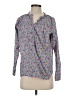 Liberty Art Fabrics for J.Crew 100% Cotton Floral Blue Long Sleeve Blouse Size 4 - photo 1