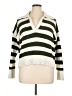 Ann Taylor Stripes Green Pullover Sweater Size XL - photo 1
