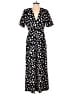 Bar III 100% Polyester Print Black Jumpsuit Size 2 - photo 1
