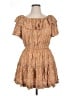 White Birch 100% Polyester Brown Casual Dress Size XL - photo 1