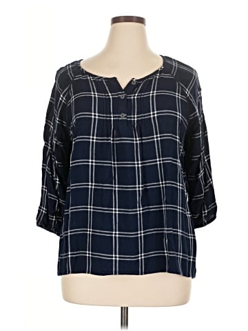 G.H. Bass & Co. 3/4 Sleeve Blouse (view 1)