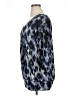 Fashion Bug Blue 3/4 Sleeve Blouse Size 1X - photo 5
