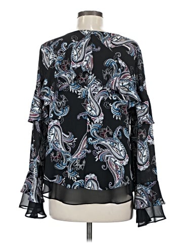 White House Black Market Long Sleeve Blouse (view 2)
