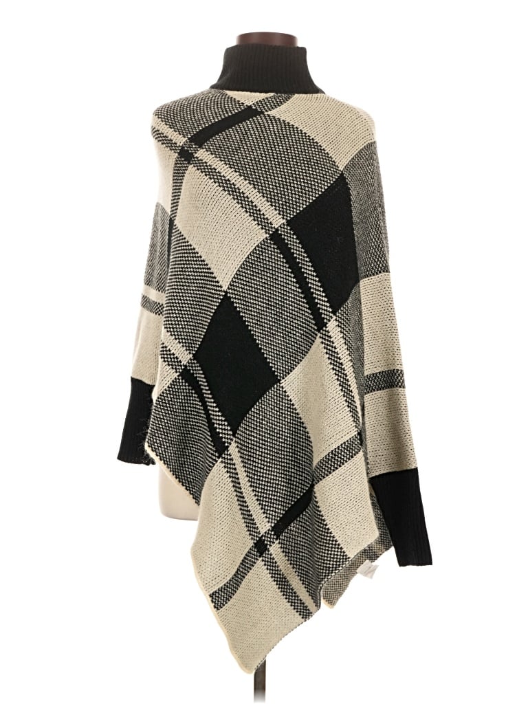 Pre-owned Unbranded Poncho In Tan