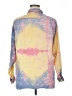 Together Tie-dye Yellow Long Sleeve Button-Down Shirt Size XL - photo 2