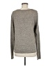 Le Lis Chevron-herringbone Silver Pullover Sweater Size M - photo 2