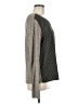 Le Lis Chevron-herringbone Silver Pullover Sweater Size M - photo 4