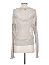 360 Sweater Metallic Silver Pullover Sweater Size S - photo 2