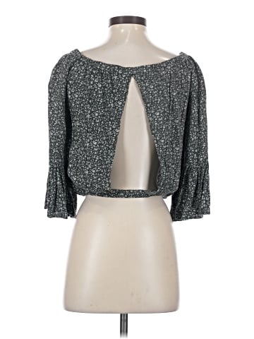 Bleuh Ciel 3/4 Sleeve Blouse (view 2)