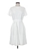 Unbranded Solid White Casual Dress Size S - photo 1