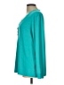 Assorted Brands Teal Long Sleeve Blouse Size L - photo 5