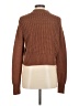 PacSun 100% Acrylic Brown Turtleneck Sweater Size M - photo 2