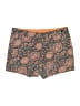 Ann Taylor Paisley Orange Black Shorts Size 14 - photo 1