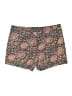 Ann Taylor Paisley Orange Black Shorts Size 14 - photo 2
