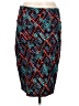 Lularoe Print Teal Casual Skirt Size M - photo 1