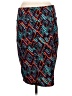 Lularoe Print Teal Casual Skirt Size M - photo 2