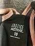 Justice Active Black Leotard Size 10 - photo 3