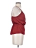 Express 100% Polyester Burgundy Sleeveless Top Size XS - photo 4