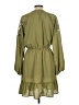 Cure 100% Polyester Green Casual Dress Size L - photo 2