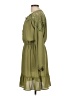 Cure 100% Polyester Green Casual Dress Size L - photo 5