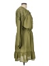 Cure 100% Polyester Green Casual Dress Size L - photo 4
