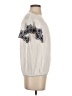 Max Studio Ivory Short Sleeve Blouse Size S - photo 4