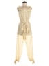 LoveShackFancy 100% Cotton Paisley Gold Yellow Jumpsuit Size M - photo 1