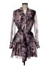 MARCHESA notte 100% Polyester Gray Cocktail Dress Size 8 - photo 1