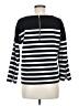 J.Crew 100% Cotton Stripes Black Pullover Sweater Size M - photo 2