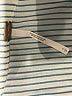 Free People Stripes Silver Long Sleeve Blouse Size S - photo 3