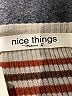 Nice Things Paloma S. Stripes Brown Turtleneck Sweater Size XS - photo 7