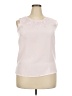 Claudia Richard 100% Polyester Pink Sleeveless Blouse Size 18 - photo 1
