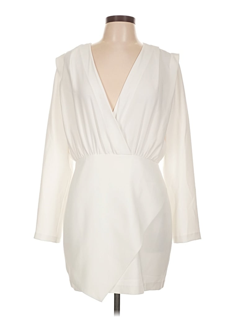 Pre-owned Amanda Uprichard Cocktail Dress In Ivory