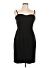 French Connection Solid Black Cocktail Dress Size L - photo 1