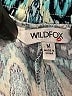 Wildfox 100% Rayon Paisley Teal Shorts Size Med (2 or M) - photo 3
