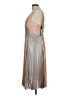 BCBGMAXAZRIA 100% Polyester Metallic Tan Cocktail Dress Size 10 - photo 5