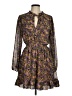 Lost + Wander 100% Polyester Paisley Purple Casual Dress Size M - photo 1