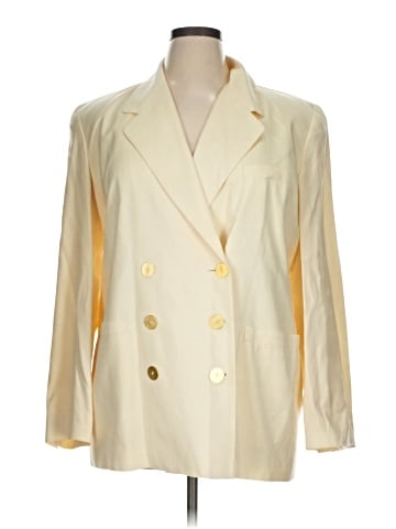 Linda Allard Ellen Tracy Silk Blazer (view 1)