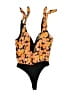 SkyLar Rose 100% Rayon Orange Bodysuit Size S - photo 2
