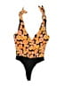 SkyLar Rose 100% Rayon Orange Bodysuit Size S - photo 1