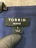 Torrid 100% Polyester Blue 3/4 Sleeve Blouse Size 1X Plus (1) - photo 7
