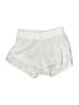 Athleta 100% Polyester Solid Ivory Athletic Shorts Size S - photo 1
