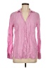 Zara Pink Long Sleeve Button-Down Shirt Size M - photo 1