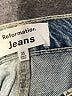 Reformation Jeans Blue Denim Shorts Size 25 waist - photo 3