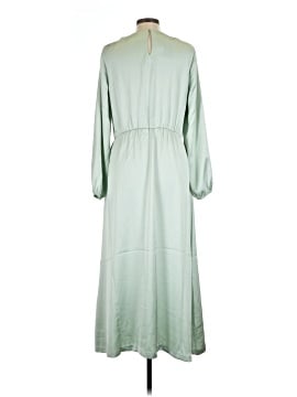 knee length dresses for ladies Alfani Womens Wrap Midi Dress Teal Oasis L