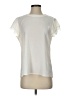 Assorted Brands Ivory Short Sleeve Top Size S - photo 1