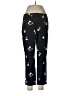 Ann Taylor LOFT Floral Black Casual Pants Size 6 - photo 1