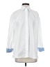 Zara Color Block White 3/4 Sleeve Button-Down Shirt Size XS - photo 1